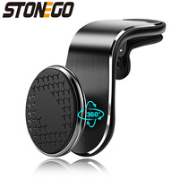 STONEGO 360 Metal samochodowy magnetyczny uchwyt na telefon uniwersalny magnes uchwyt do otworu wentylacyjnego w uchwyt samochodowy do telefonu stojak 1
